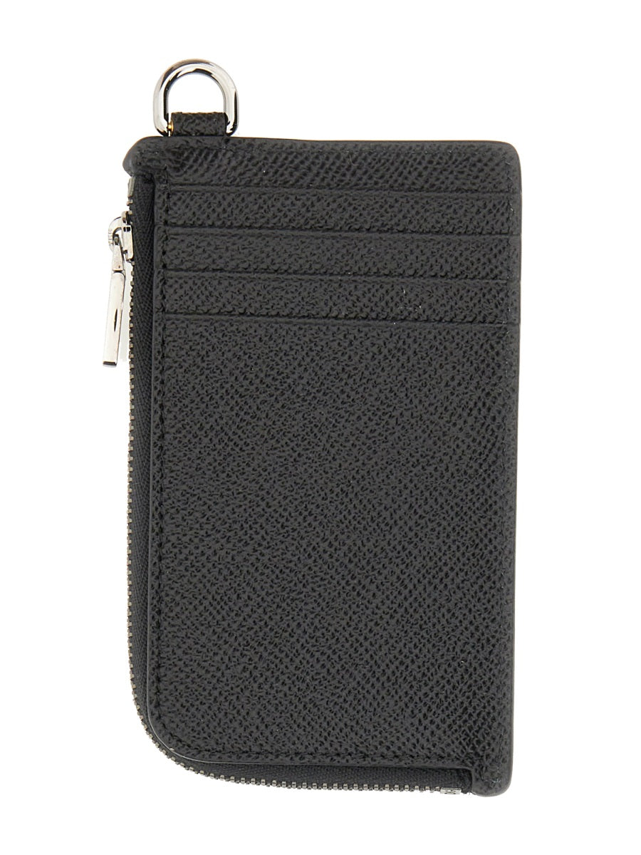 DOLCE & GABBANA Mini Logo Plaque Card Holder