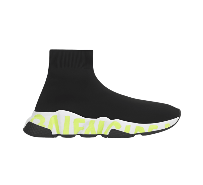 Balenciaga Graffiti Speed 'Black Fluo Green'
