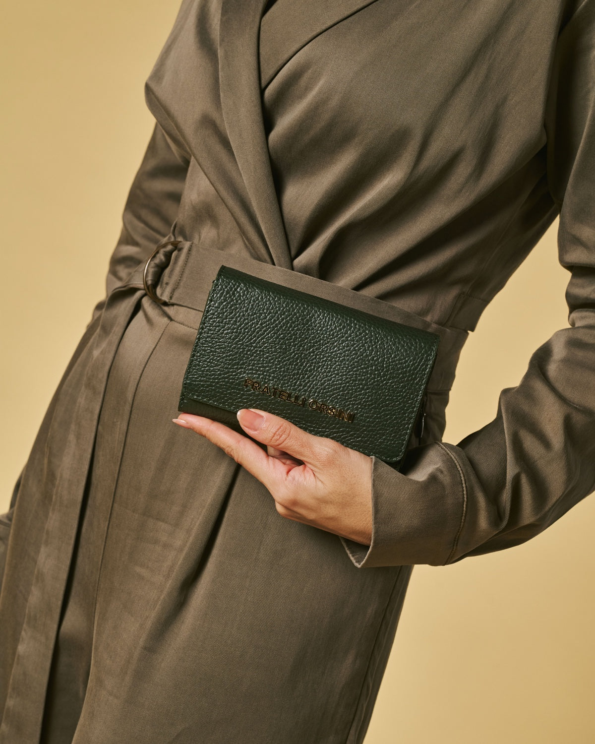 Costanza (green) - Italian calf leather women’s wallet — photo 4 of 4