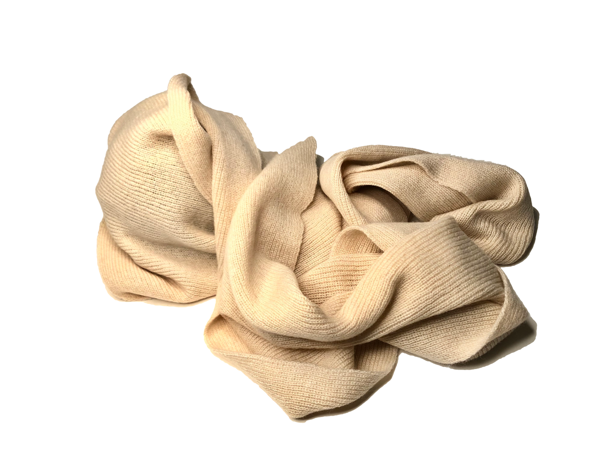 EDEM Scarf: Long Ribbed - Pure Mongolian Cashmere