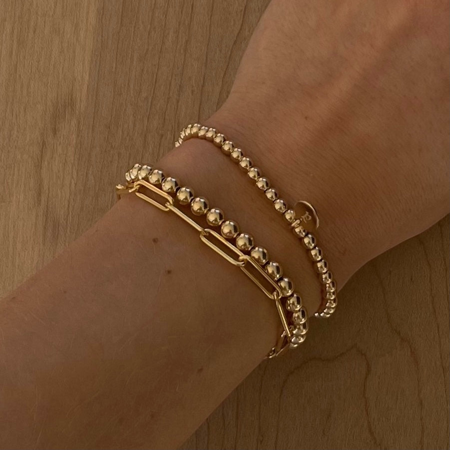 chunky paperclip bracelet