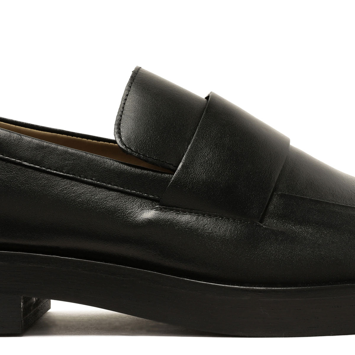 CALVIN KLEIN Men's Leather Flat Moccasins