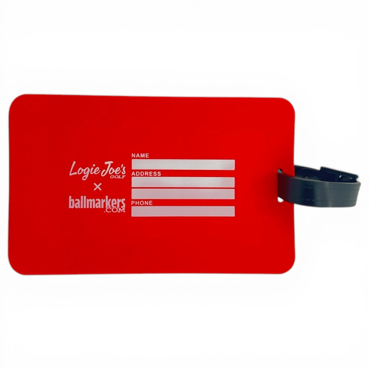 'Hello My Name Is' Clip-On Tag | Multi-Use Bag Tag, Travel Tag, Golf Accessory