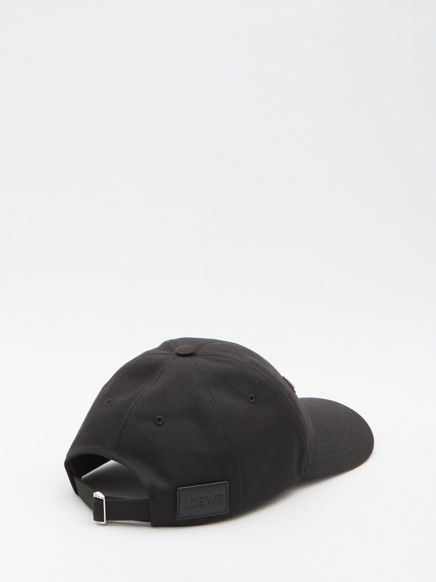 LOEWE Adjustable Cotton Canvas Cap with Embroidered Appliqué - One Size