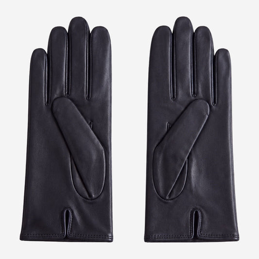 Marcella (black) - Unlined women’s lambskin leather gloves — photo 2 of 10
