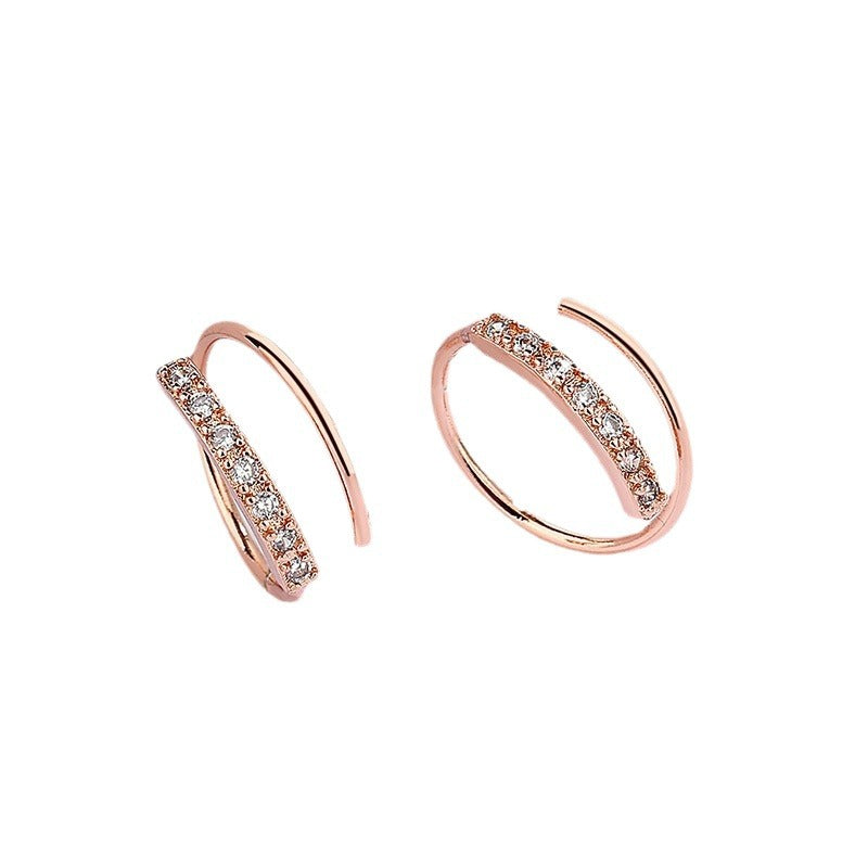 Women's Korean Trendy Simple Design Spring Ear Clip