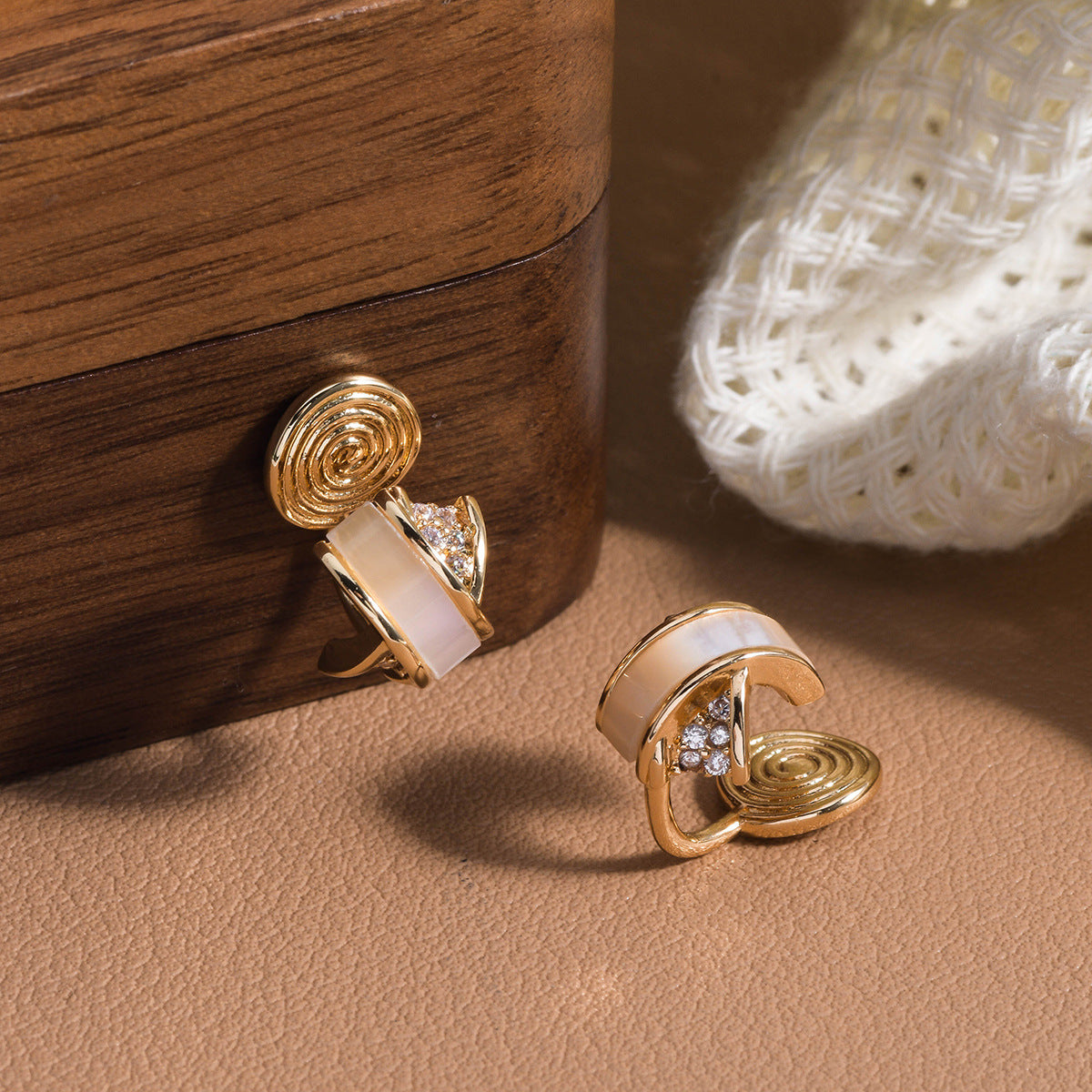 Cross Without Pierced Ears Light Luxury Temperament Design Mosquito Earrings