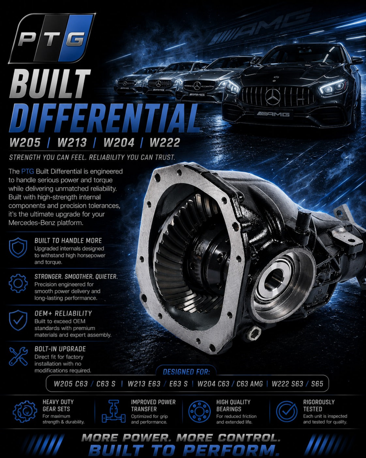 W205 W213 W204 W222 Built Differential — photo 3 of 3