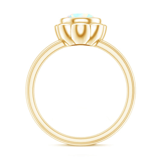 1.5 Carat Ethiopian Opal Engagement Ring for Women — photo 2 of 10
