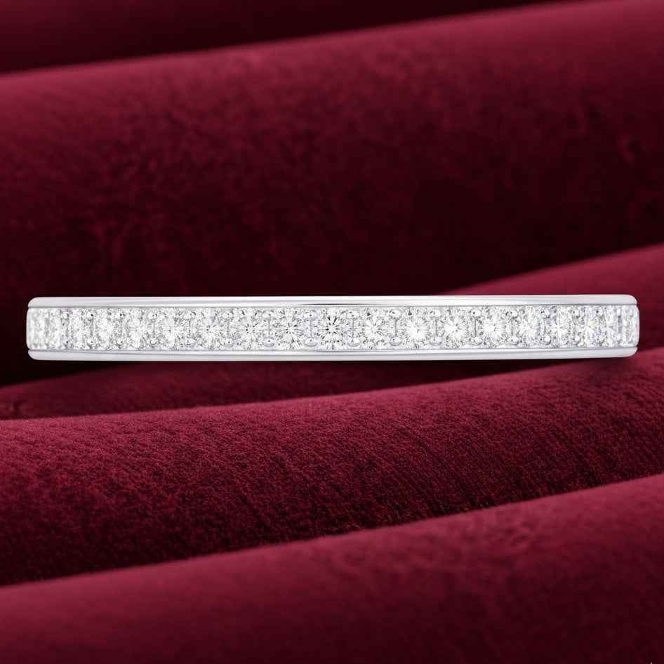 The Endless Sparkle: 1.36ct Moissanite Full Eternity Band