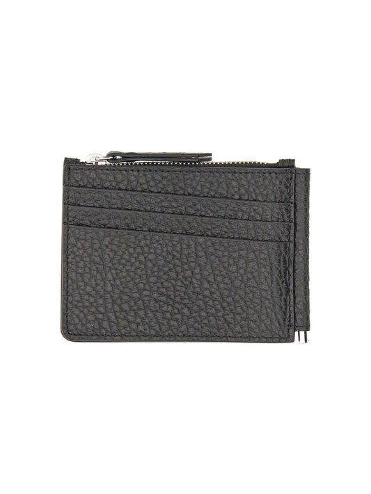 MAISON MARGIELA Mini Bi-Fold Wallet with Distinctive Seams - FW25