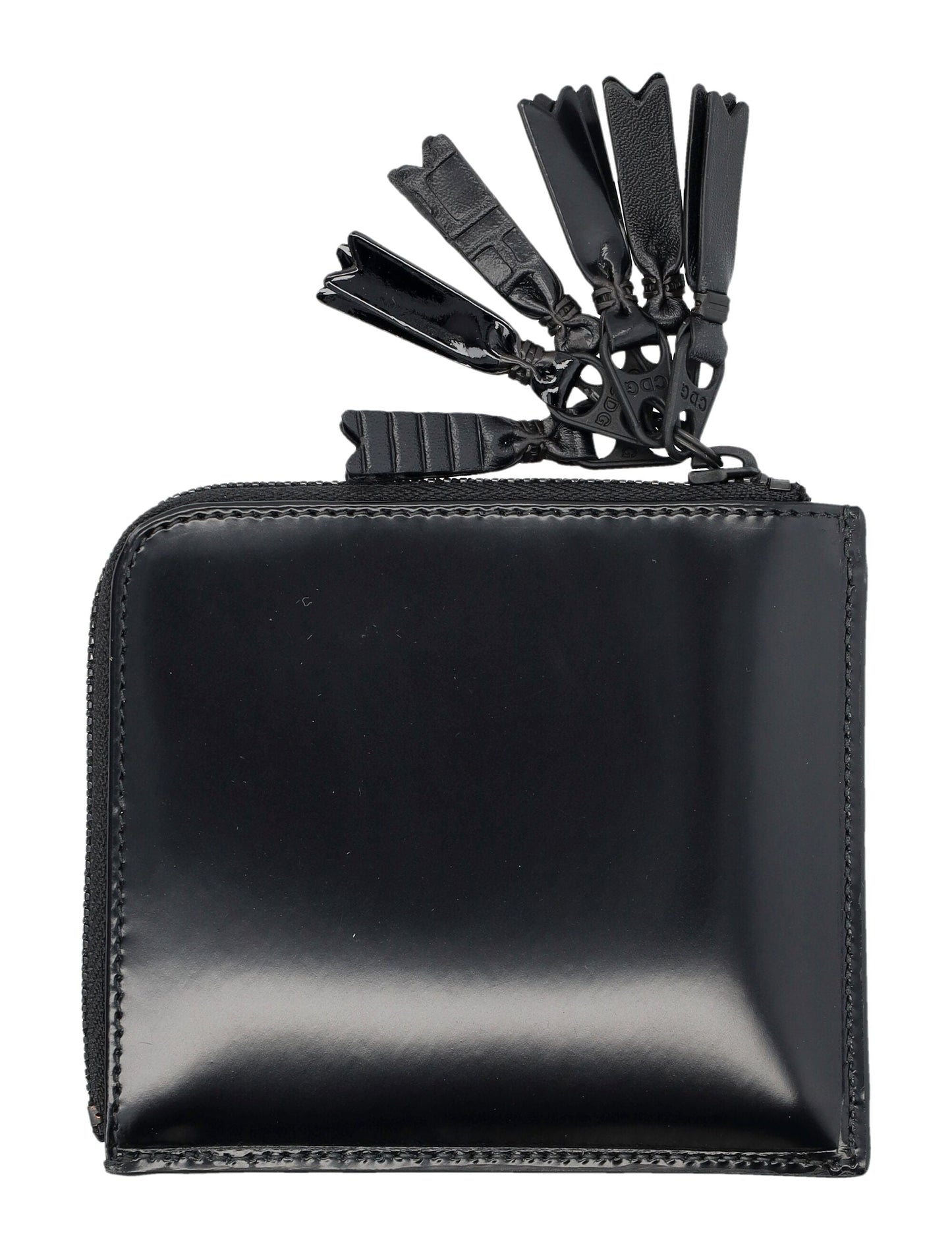 COMME DES GARÇONS WALLET Mini Zip Wallet with Charms - Fall/Winter 2025