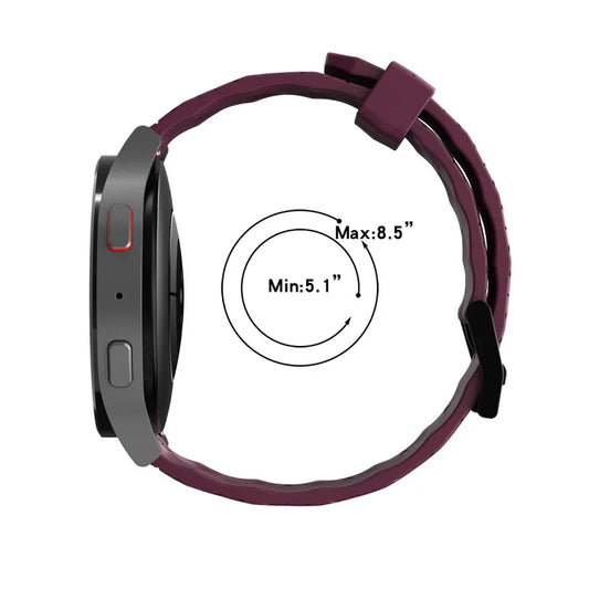 Motorola Moto Silicone Sport Watch Band Football Pattern Quick Release Strap