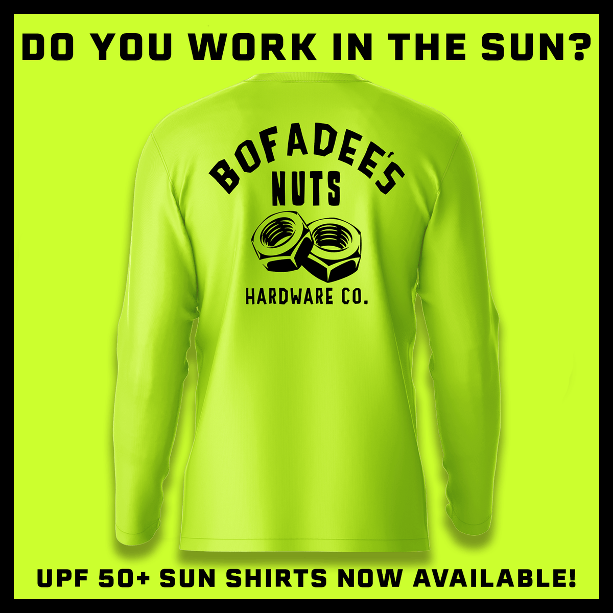 Bofadee's - Hi-Visibility UPF 50 Long Sleeve Sun Shirt — photo 3 of 3