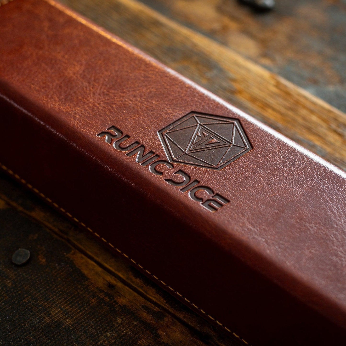 Würfelset aus synthetischem Edelstein, zweifarbig blau/grün, handgeschnitzt für D&D
