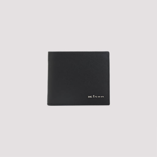 KITON Mini Leather Wallet - FW25