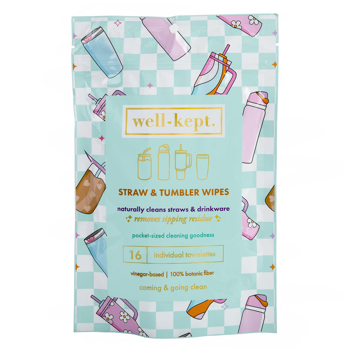 Straw + Tumbler Wipes
