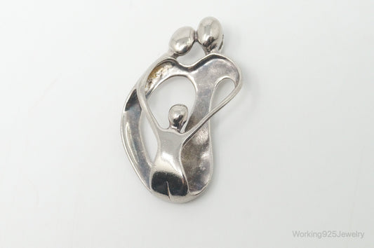 Vintage Native American Carolyn Pollack Relios Family Sterling Silver Pendant — photo 2 of 10