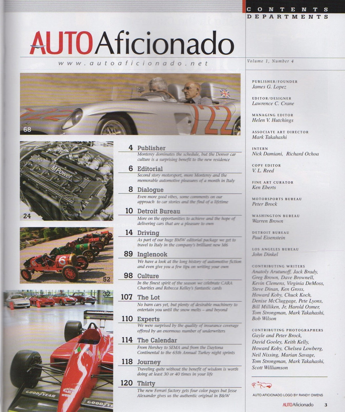 Auto Aficionado Magazine Vol. 1 N. 4