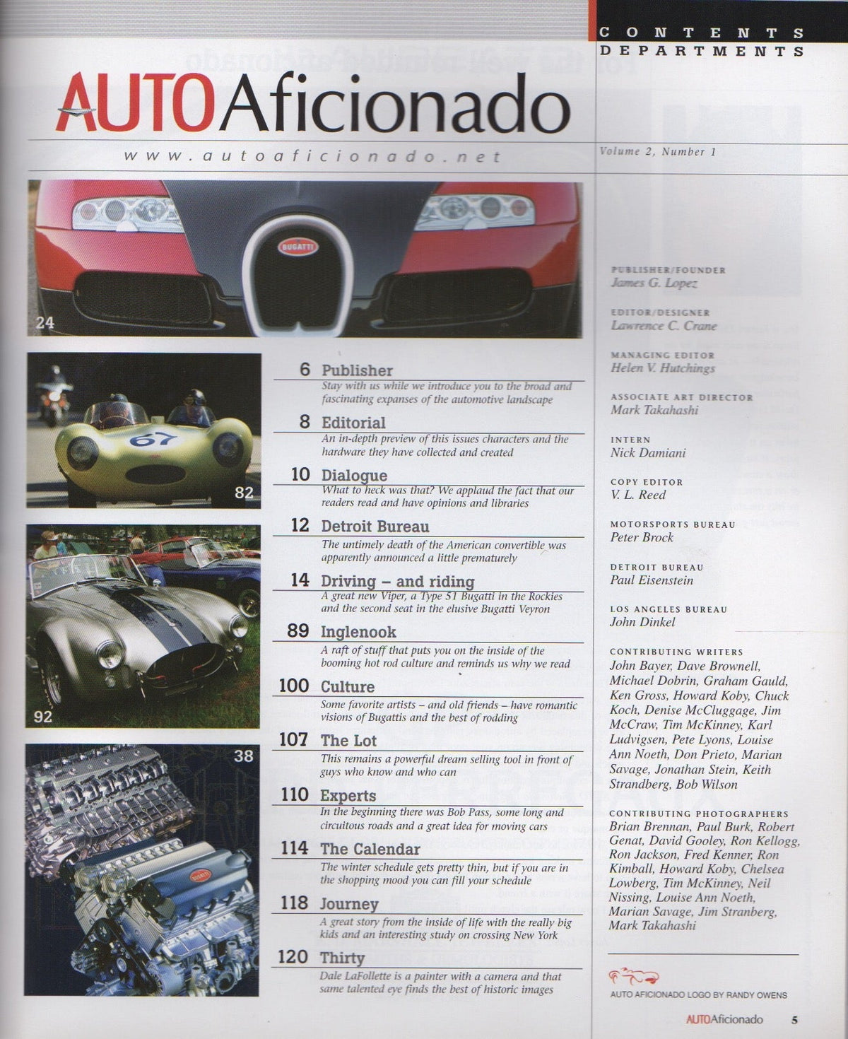 Auto Aficionado Magazine Vol. 2 N. 1
