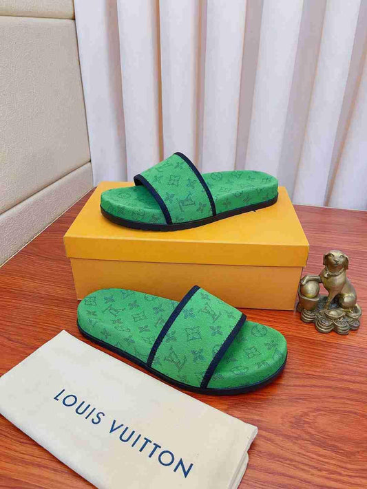 LV Sandals 'Green'