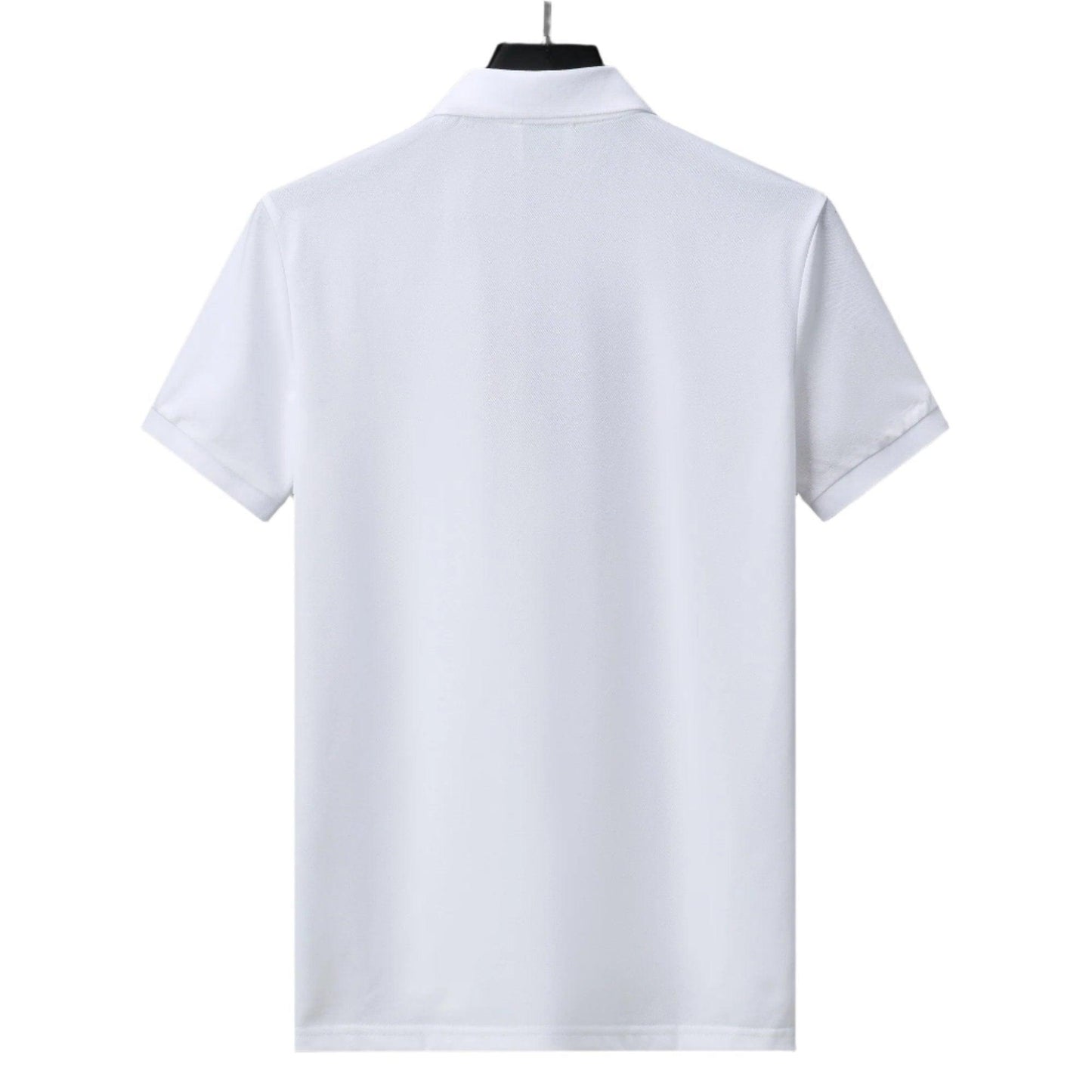 Burberry White T-Shirt With Collar