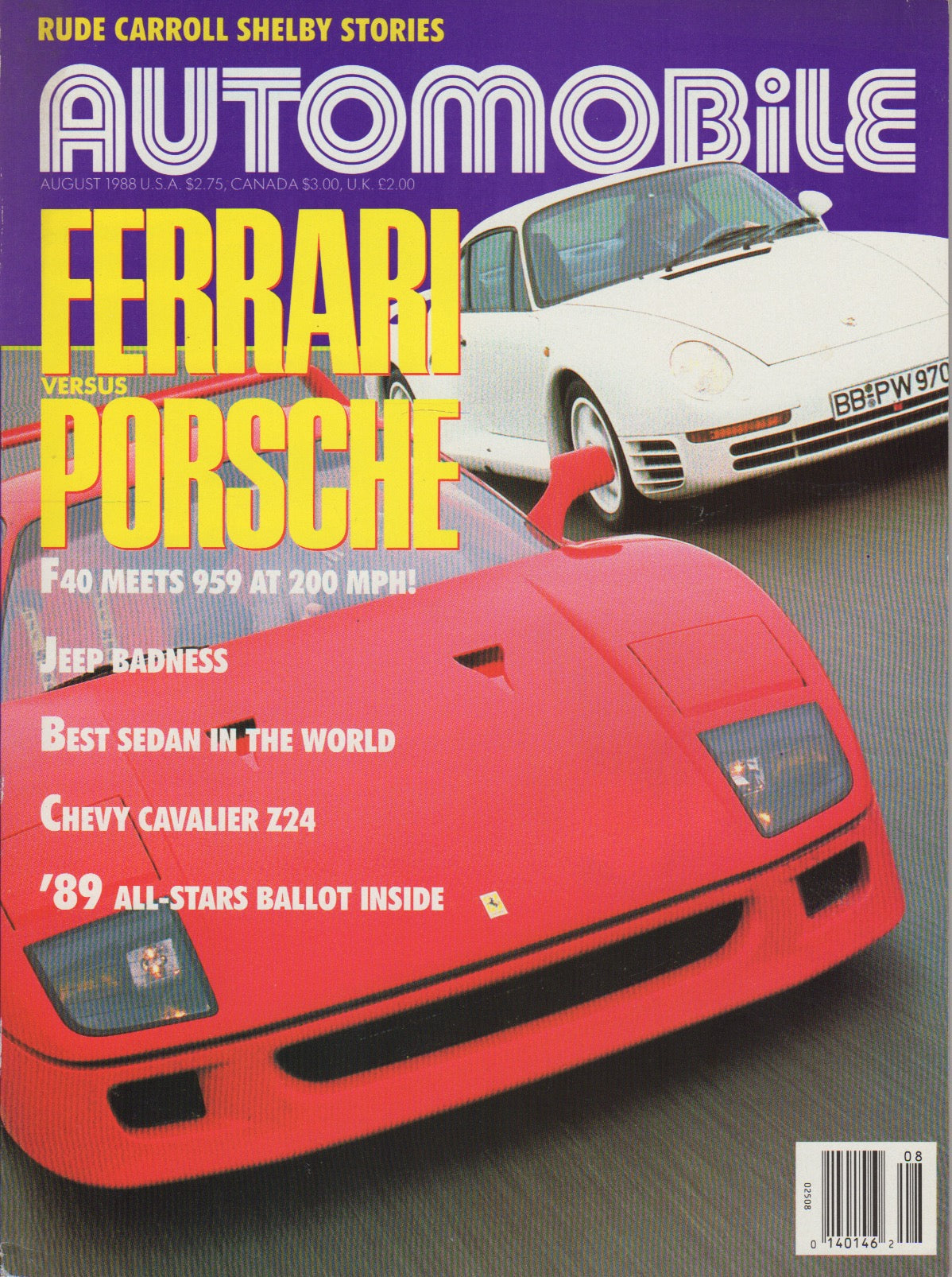 Automobile Magazine, 1988/08