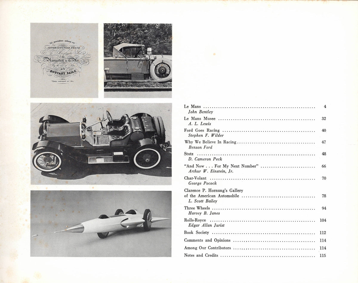 Automobile Quarterly Vol 2 N 1