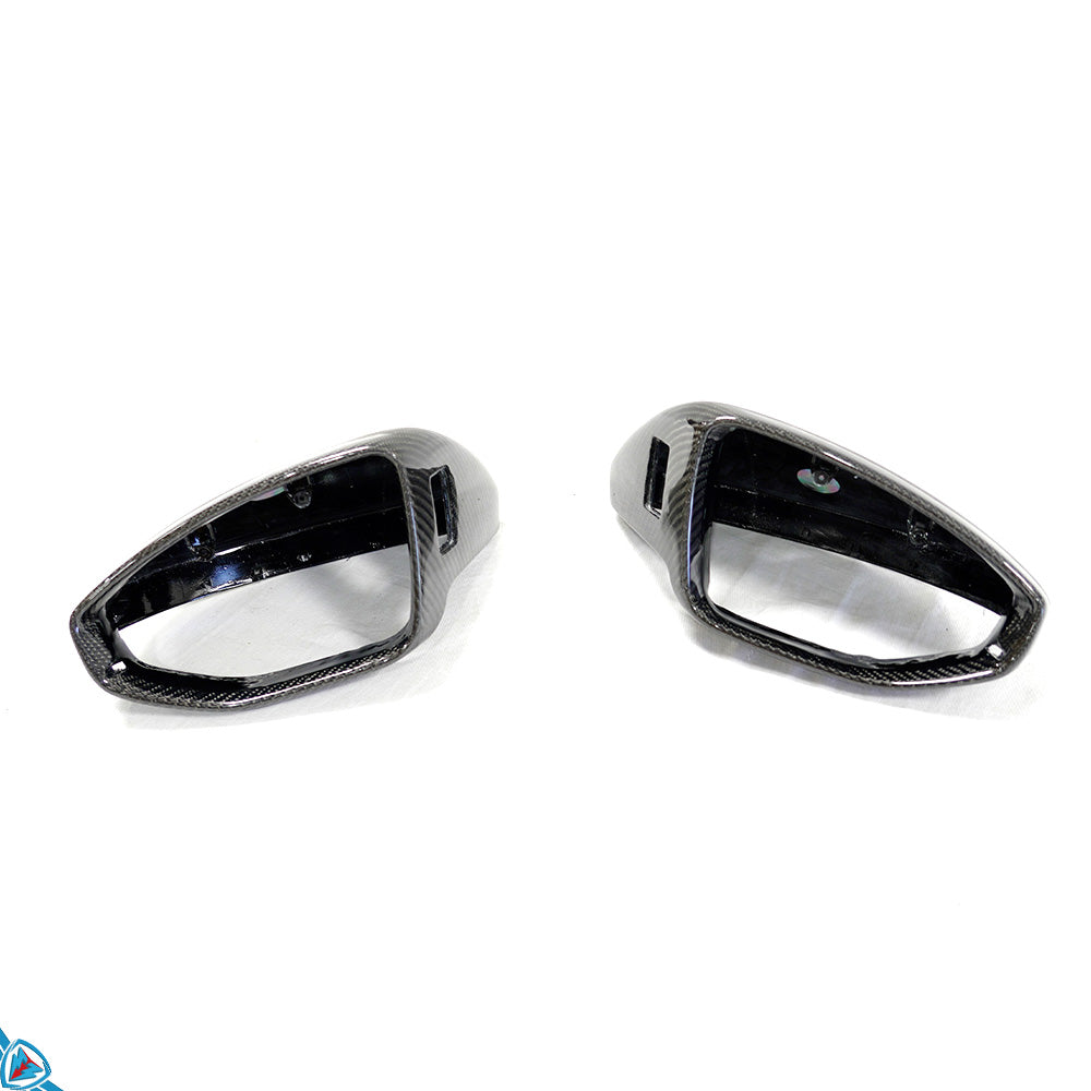 2022+ Audi E-Tron GT / RS E-Tron GT (4J) OEM Style Carbon Fiber Mirror Covers | FYBR Aerodynamics — photo 6 of 7