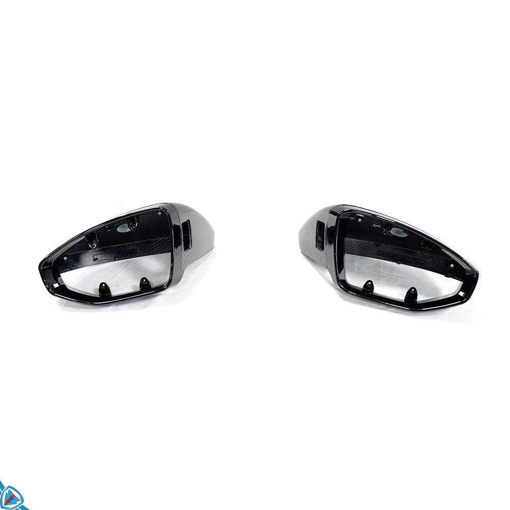 2022+ Audi E-Tron GT / RS E-Tron GT (4J) OEM Style Dry Carbon Fiber Mirror Covers | FYBR Aerodynamics — photo 9 of 9