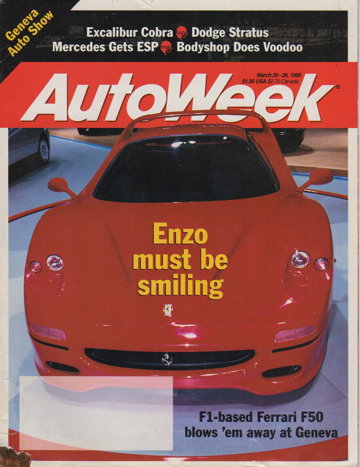 AutoWeek Magazine 1995/03/20