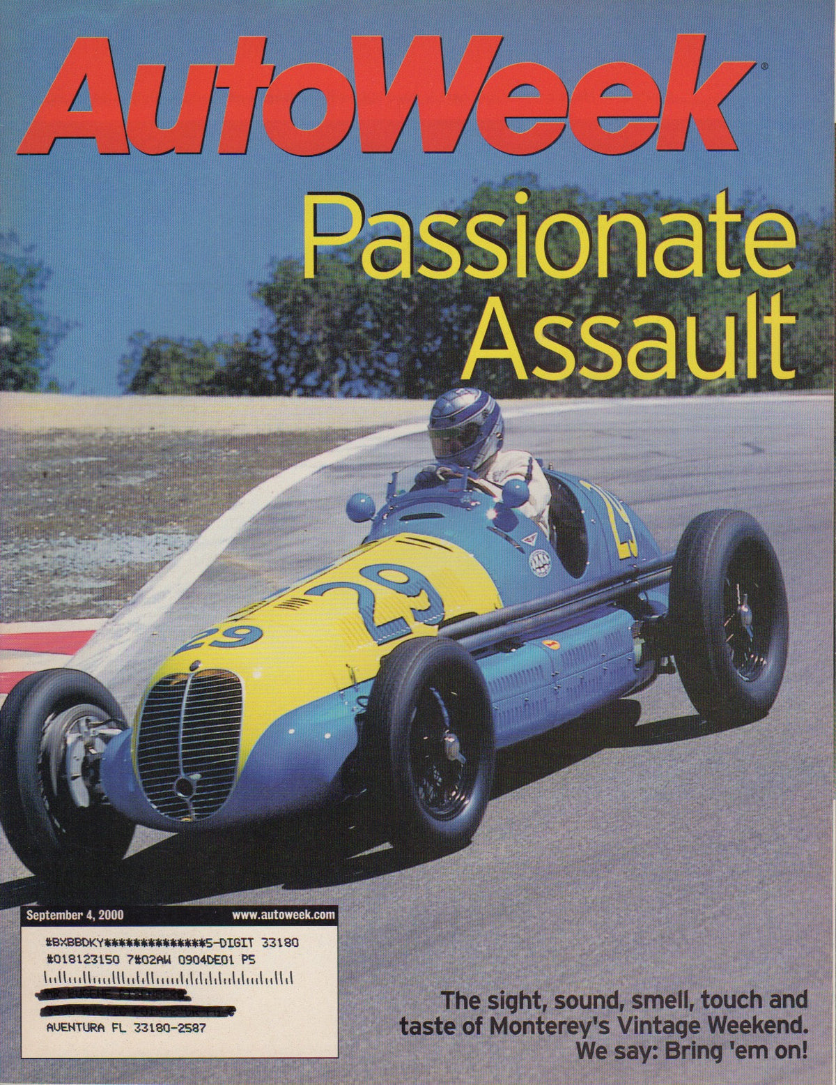 AutoWeek Magazine 2000/09/04