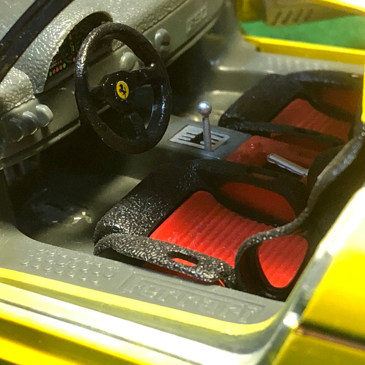 Ferrari F50 Yellow by BBurago 1:24 (1582)(No box)