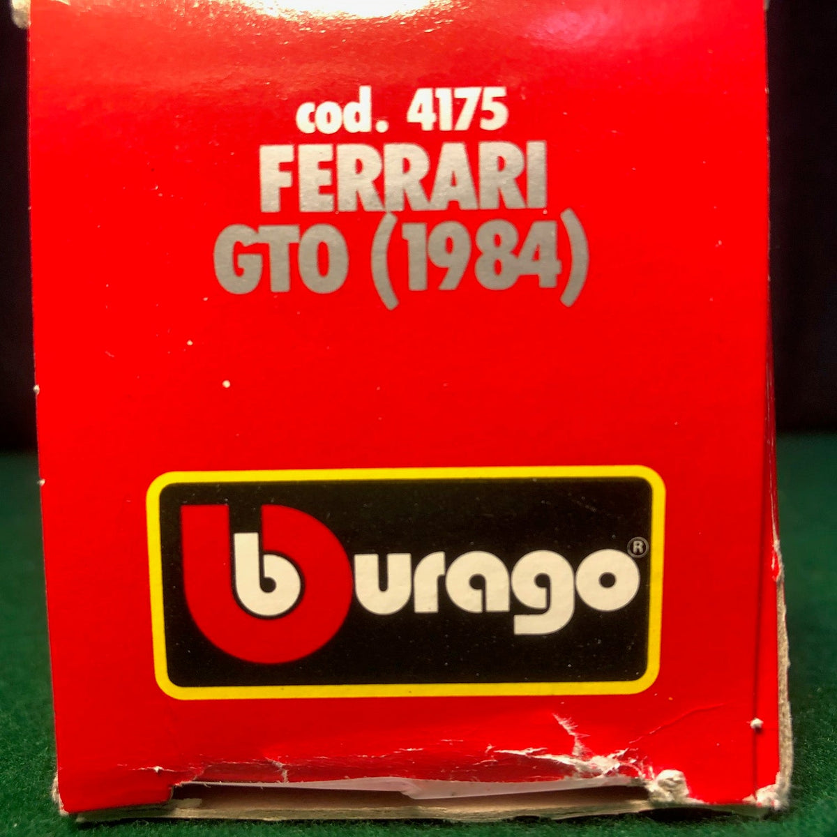 Ferrari 288 GTO Yellow by BBurago 1:43 (4175)(R Bx)