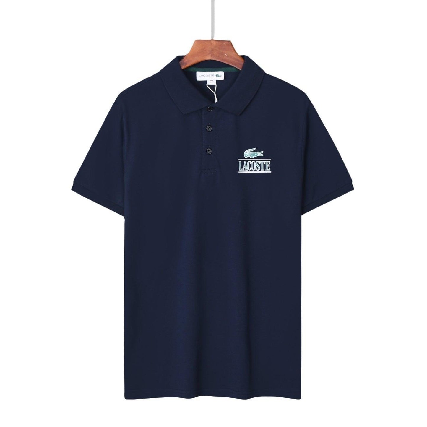 Lacoste Blue T-Shirt with Collar