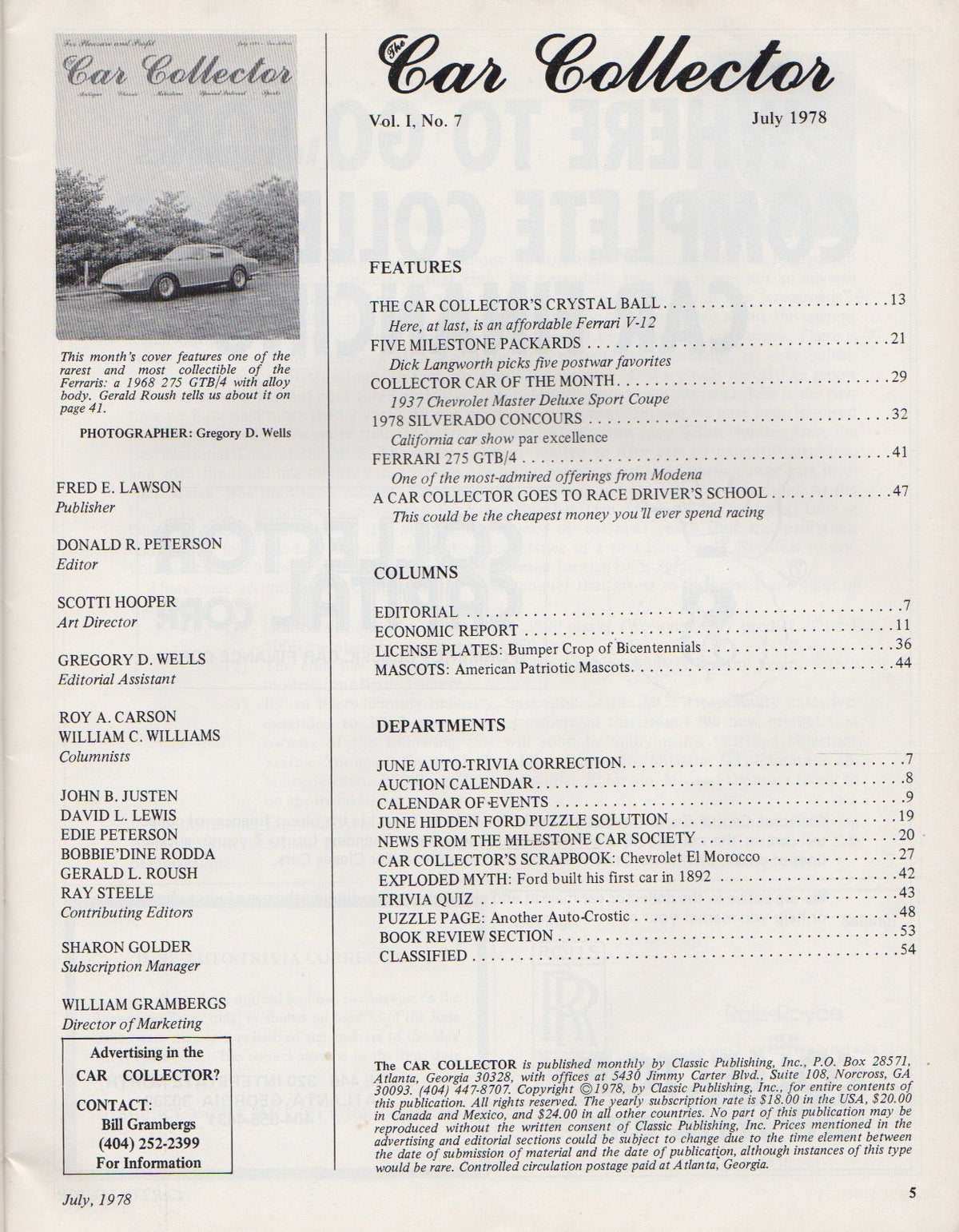 Car Collector 1978-07