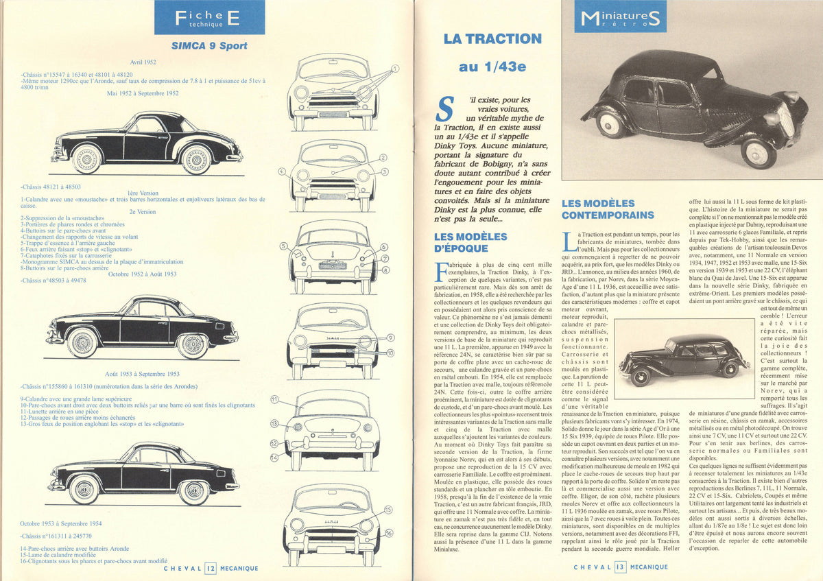 Cheval Mecanique N 1 premier issue