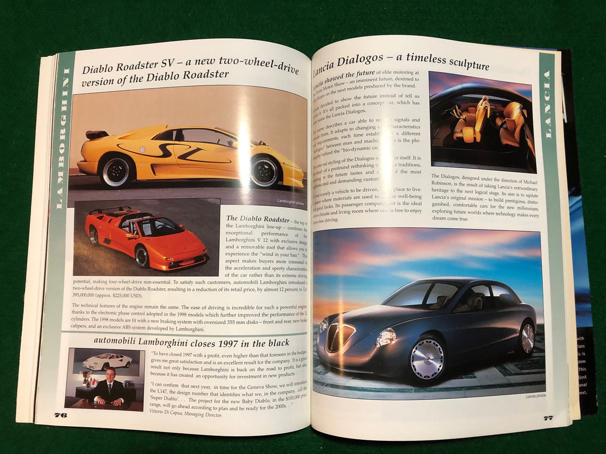 Concours Italiano 1998 Program - Featuring Alfa Romeo