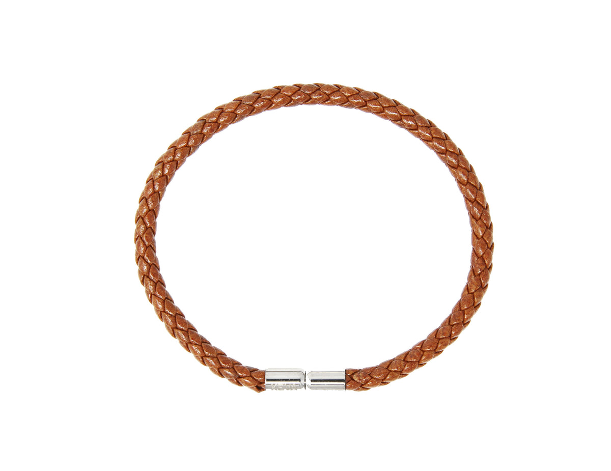 Classic Brown Braided Bracelet