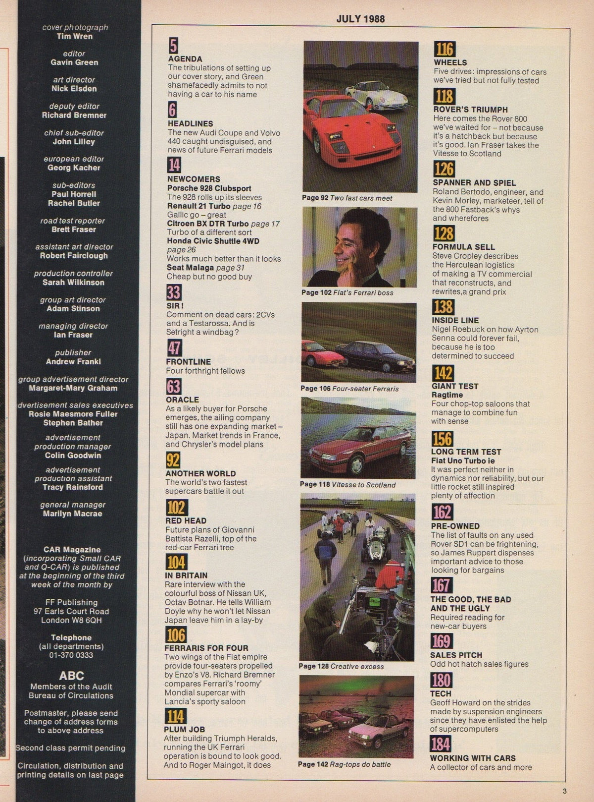 Car Magazine 1988/07