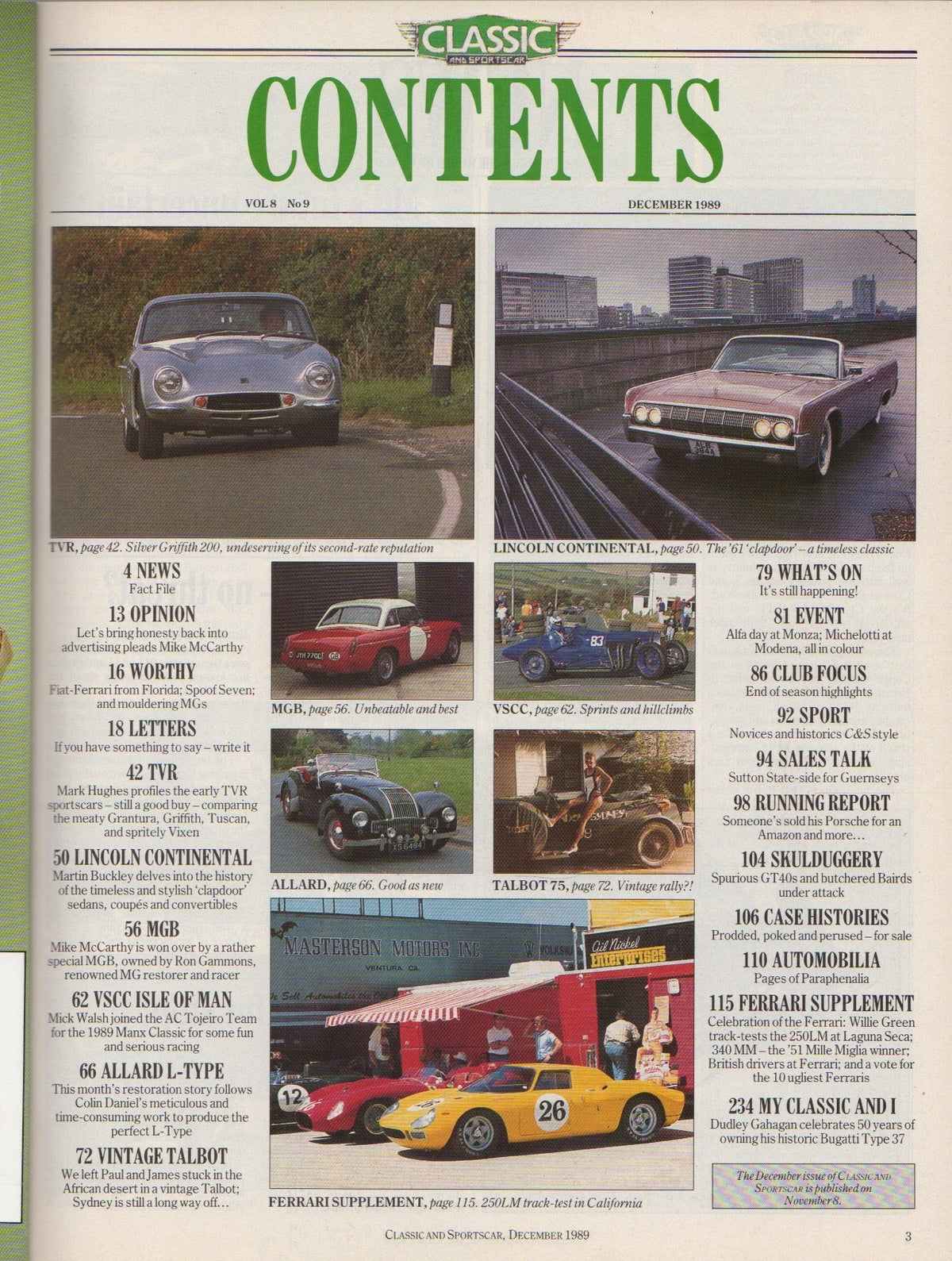 Classic & Sportscar Magazine 1989/12