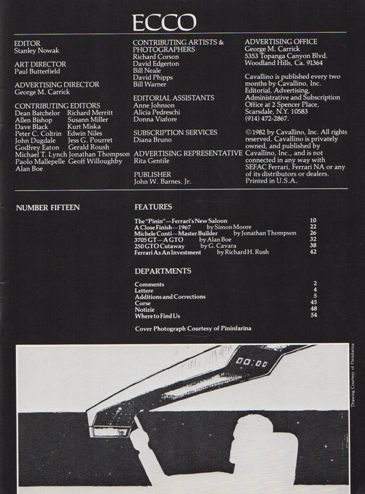 Cavallino N 15 Ferrari Magazine
