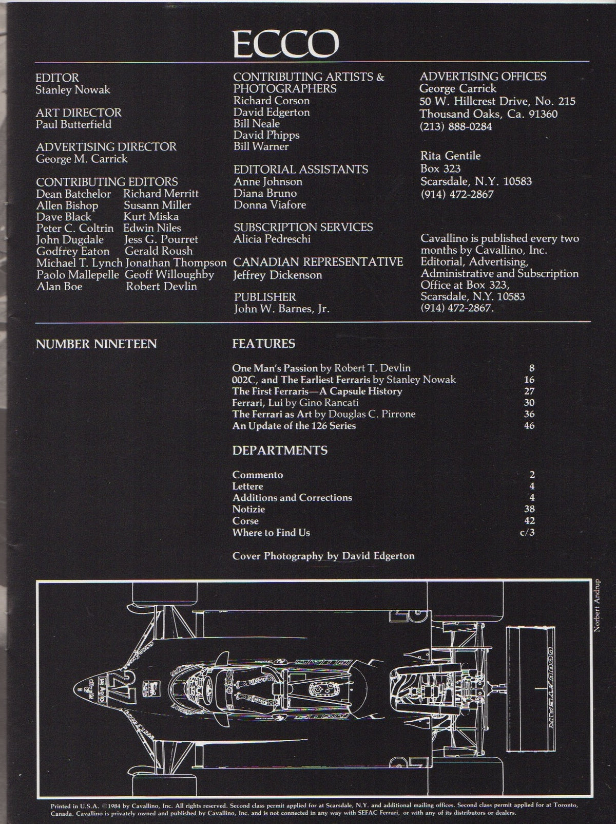 Cavallino N 19 Ferrari Magazine