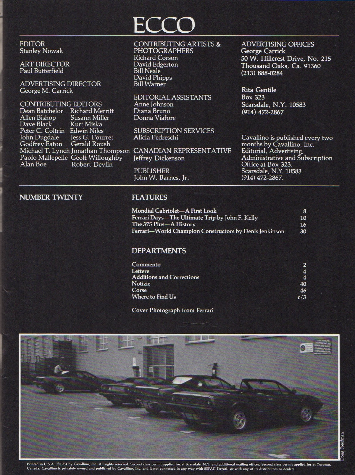 Cavallino N 20 Ferrari Magazine