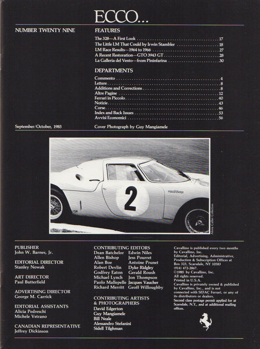 Cavallino N 29 Ferrari Magazine