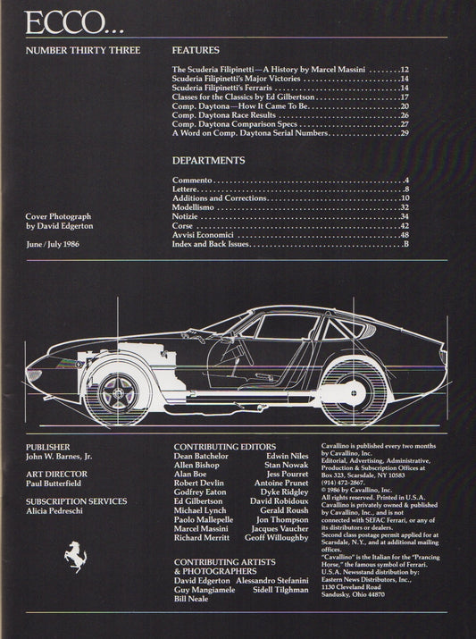 Cavallino N 33 Ferrari Magazine