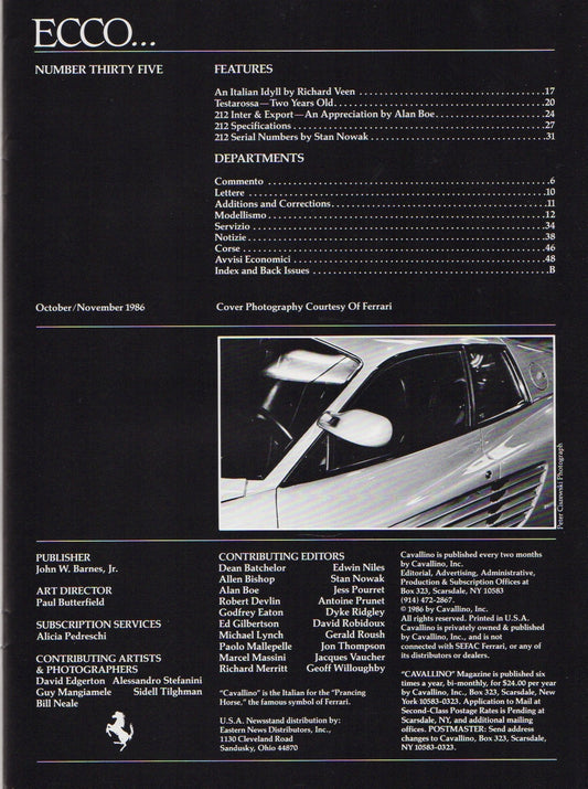 Cavallino N 35 Ferrari Magazine