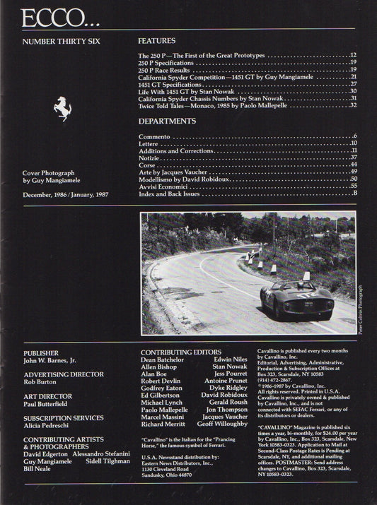 Cavallino N 36 Ferrari Magazine