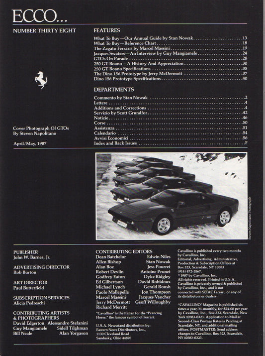 Cavallino N 38 Ferrari Magazine