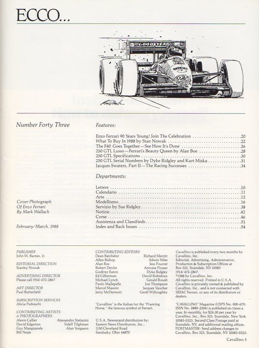 Cavallino N 43 Ferrari Magazine